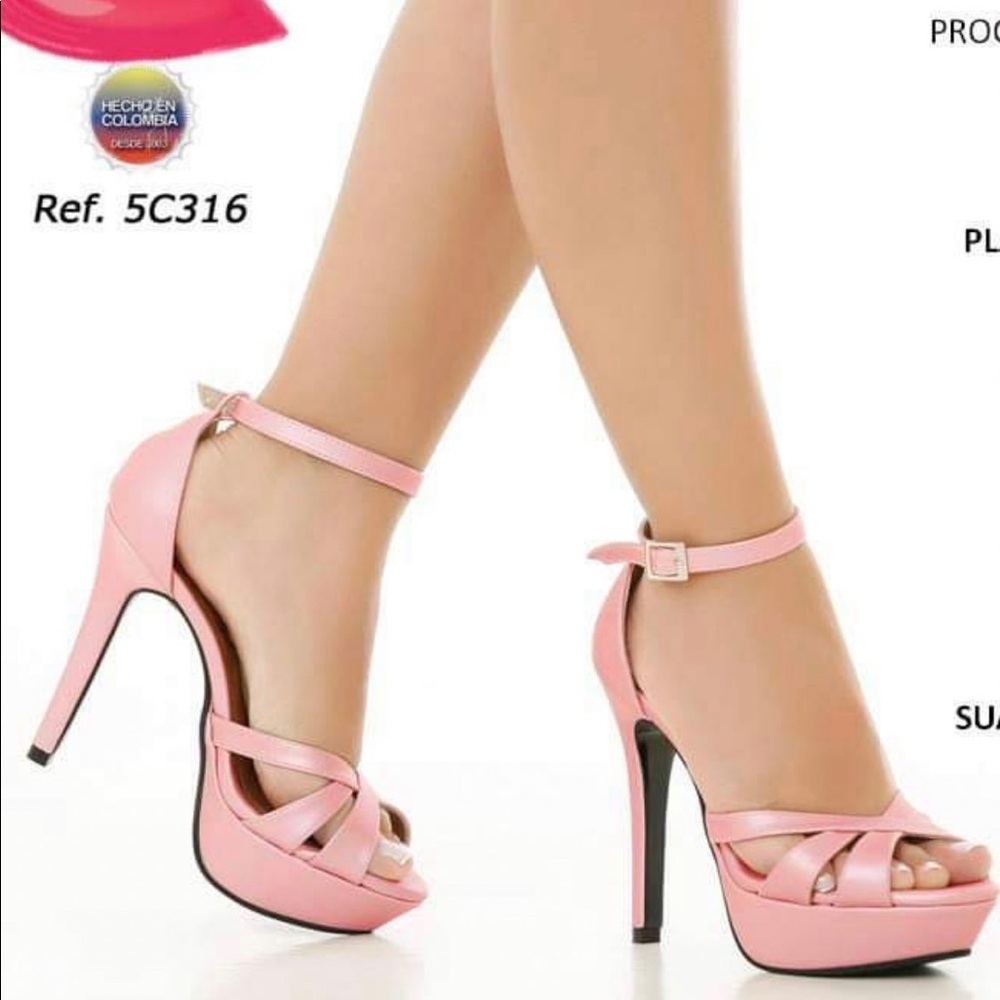 🇨🇴 Colombian Women’s Platform Heeled Rose Shoes